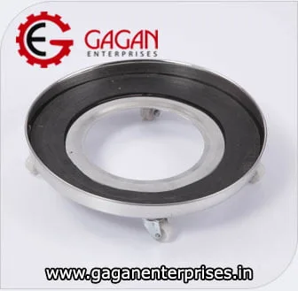 Gagan Enterprises Stainless Steel Gas Cylinder Trolley