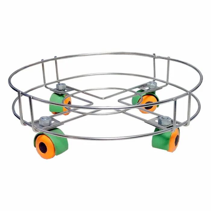 Homecare Stainless Steel Gas Cylinder Trolley Wheels