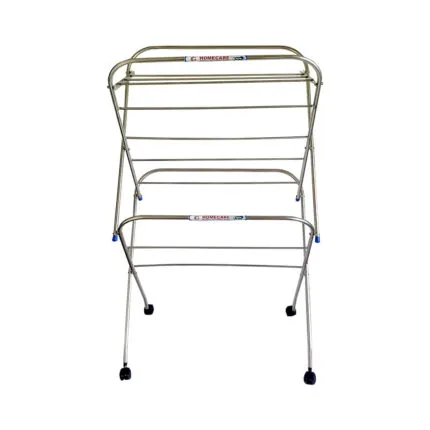Homecare Stainless Steel Cloth Drying Stand with wheel