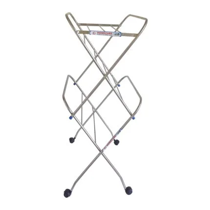 Homecare Stainless Steel Cloth Drying Stand with wheel