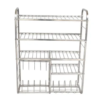 Homecare Stainless Steel Kitchen Utensils Rack