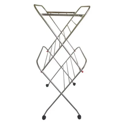 Homecare Stainless Steel Cloth Drying Stand with wheel